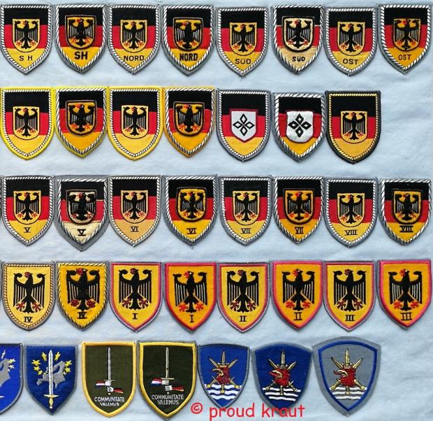 1x Bundeswehr Verbandsabzeichen siehe Galeriefoto Uniform Dienst Jacke Patch 258 