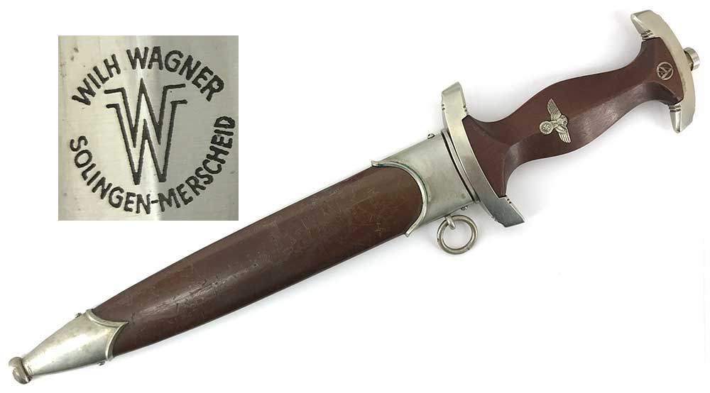 SA Dagger Wilh Wagner, uncommon maker - TR EDGED WEAPONS - World