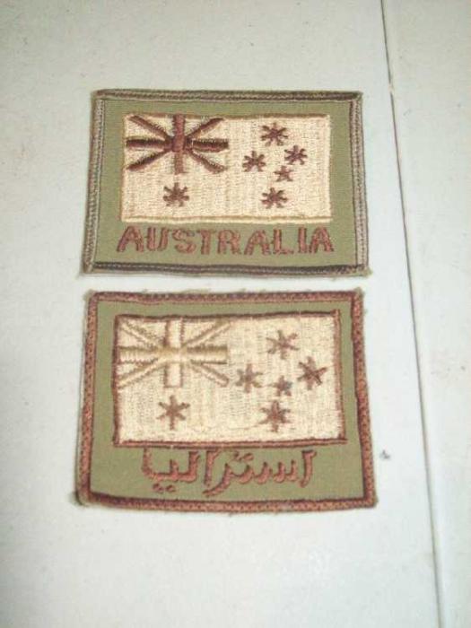 Theater made Australian patches from Iraq - AUSTRALIA & NEW ZEALAND