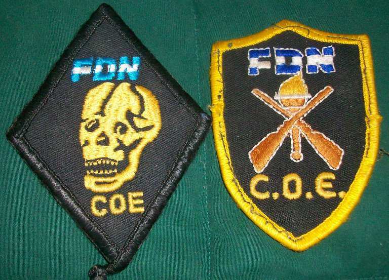 FDN Contra Patches and Pin CENTRAL & SOUTH AMERICA World Militaria