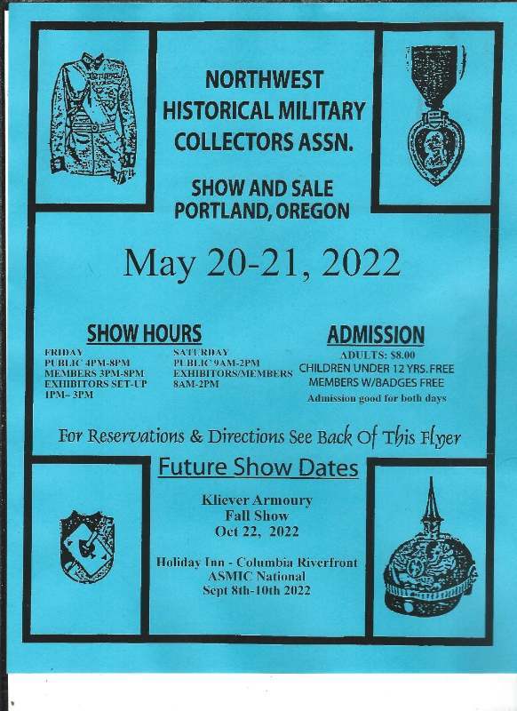 Portland, Or. May 2021 Military Show EVENTS CALENDAR World