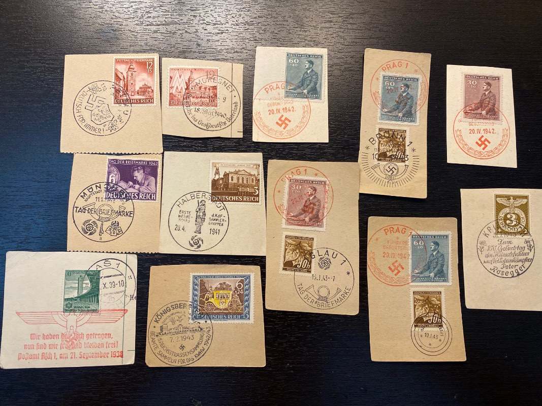 Third Reich stamps & postmarks - TR PHOTOS & EPHEMERA - World Militaria