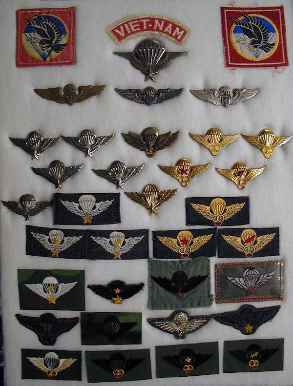 South Vietnam Parachute Badges and Airborne Insignia RVN - ARVN/SOUTH ...