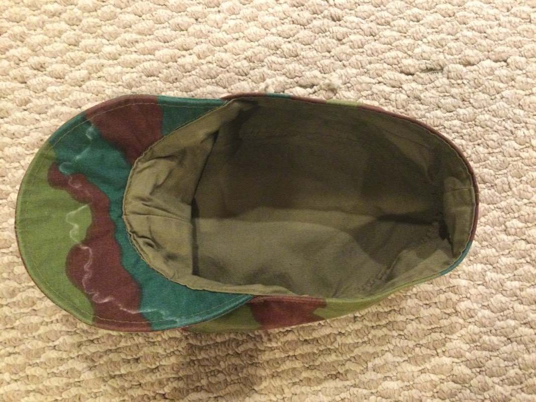 Ww2 German Italian camo field cap? - REAL, REPRO OR FAKE Ww2 German Italian camo field cap? - REAL, REPRO OR FAKE